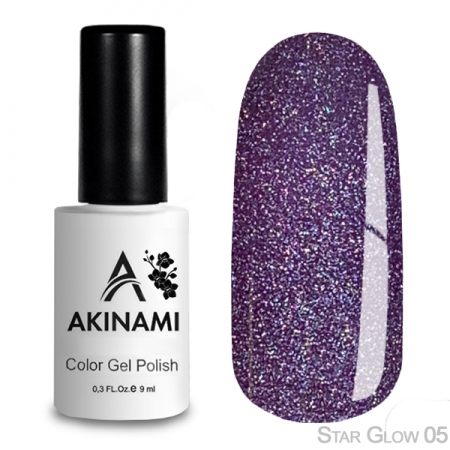  Akinami Color Gel Polish Star Glow - 05